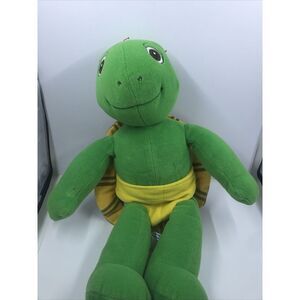 Franklin Turtle 12” Plush Kidpower Nelvana Vintage Stuffed Toy Working. Read